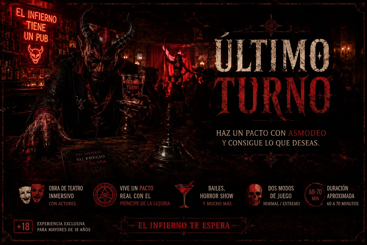 Último Turno — Asmodeo tras la barra de un pub